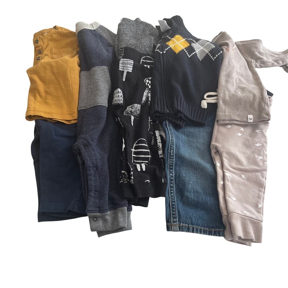 Boys 6-12M Fall Winter Bundle Zara Gap Quality Brands Preppy Classic